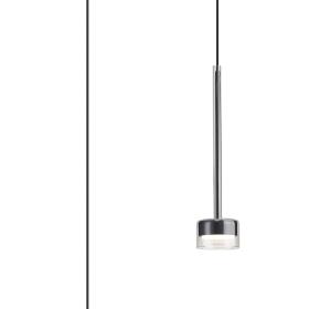 M7870/2700K  Tonic Assembly Dimmable Pendant (WITHOUT PLATE) 1 Light 2700K Chrome/Clear Glass